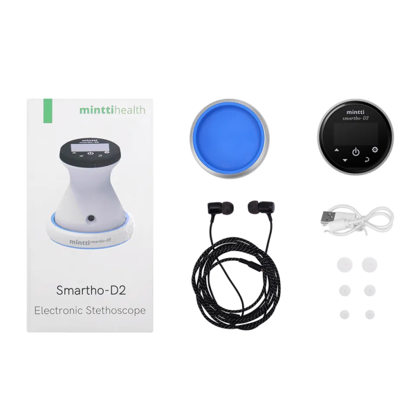 Mini Portable Smart Elrctronic Stethoscope Handheld Wireless Digital Stethoscope Medical Consumables