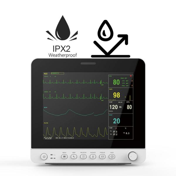 CONTEC CMS8000-1 Professional Plastic Shell Medical Vital Signs Patient Monitor Cardiac Monitor